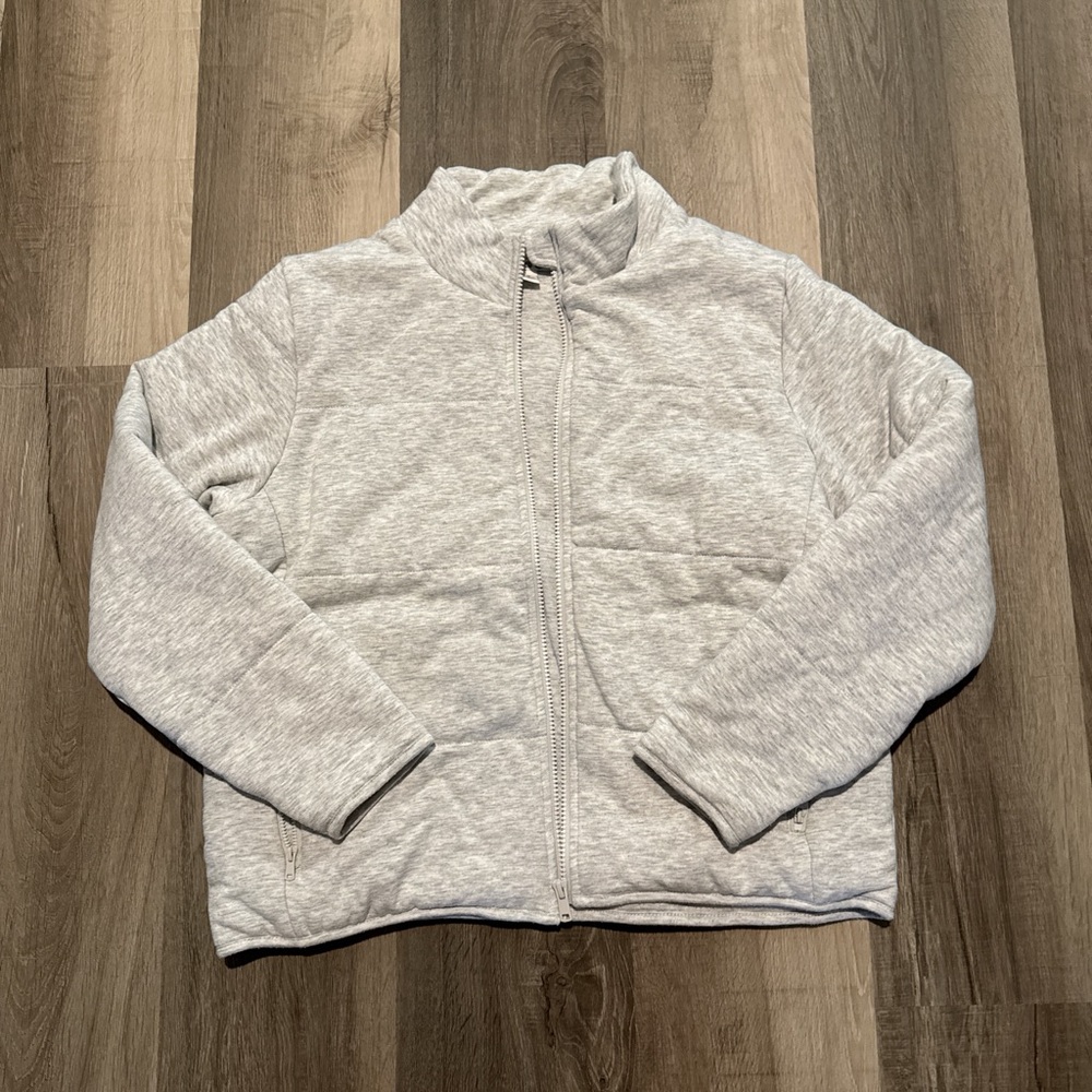 Kids Gray Zip-Up Jacket